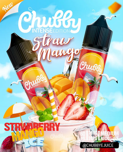 CHUBBY STRAWBERRY MANGO ICE VAPE ELIQUID