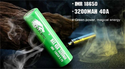 IMREN Green 18650 vape battery 3200mAh