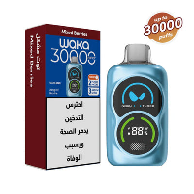 WAKA DUO TURBO 30K disposable vape pod