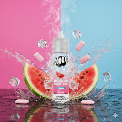 ZOOKA MTL WATERMELON BUBBLEGUM FREEZE VAPE ELIQUID