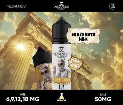 Vape product with classical architecture background
