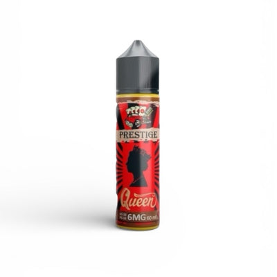 Prestige Queen vape juice bottle on a white background