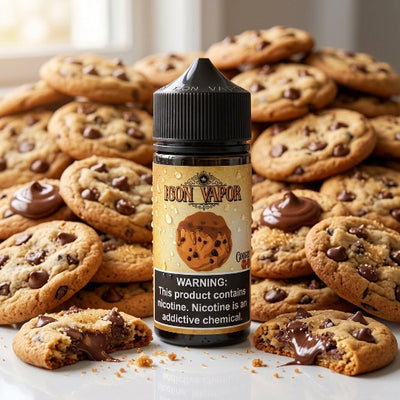 ICON VAPOR COOKIES ELIQUID 100ml 2mg bottle for vape Egypt.
