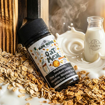 ICON VAPOR OATMEAL ELIQUID 100ml 2mg bottle for vape Egypt.