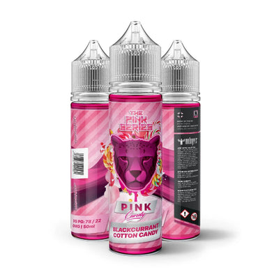PINK PANTHER CANDY ELIQUID bottle on top vape website.