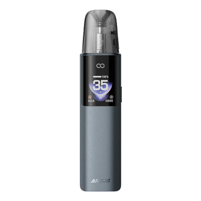 Electronic device with digital display on a white background