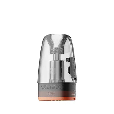 Vape pod with 'VOOC' branding on a white background